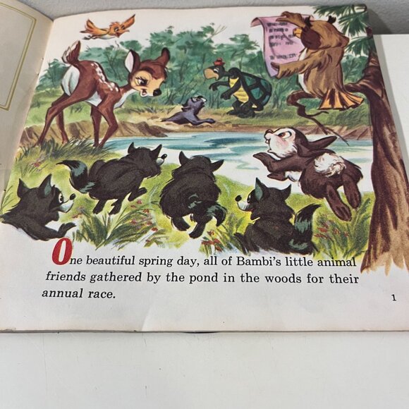 A Disneyland Record and Book Walt Disney Presents The Story of Thumper’s Race - Picture 4 of 7